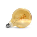 Led fil cob globe g125 e27 4w 2700k golden spirale boite
