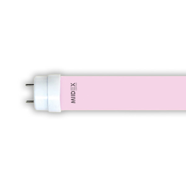 Tube led t8 1500mm 24w 85-265v pink (x10) 5a- 50000h