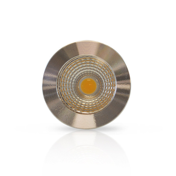 Led 5w gu10 3000k 75° alu dim boite