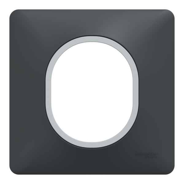 Anthracite Bague Effet Argent