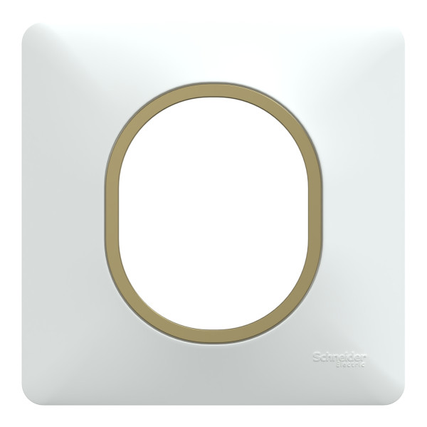 Blanc Bague Effet Laiton