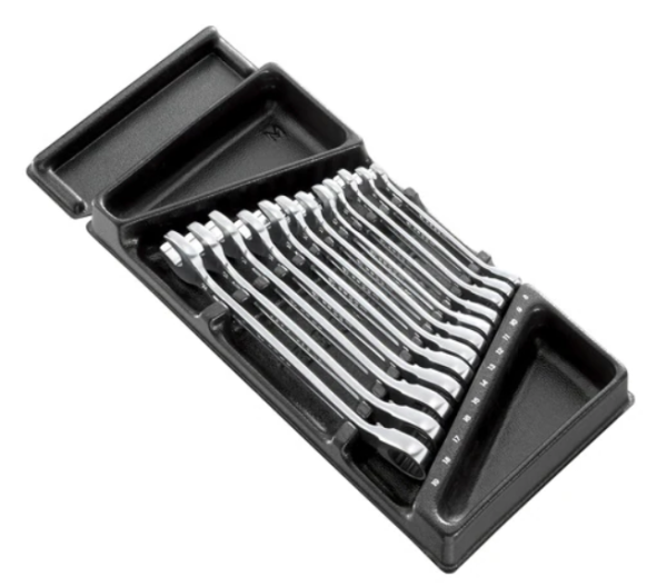 Modules de 12 clés Facom 467B MM mixtes à cliquet métriques
