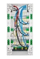 Tableau électrique pré équipé Schneider Resi9 XP 3 rangées 1 ID 63A  2 ID 40A 11 disjoncteurs  + Prise 2P+T, pré-câblé