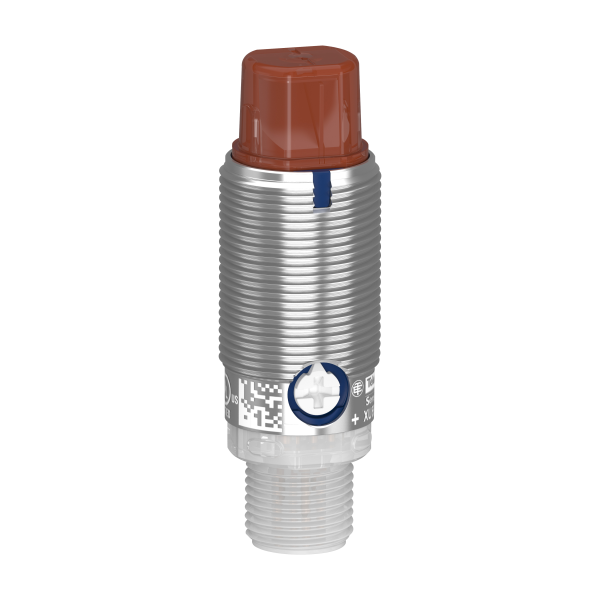 Xub - capt optic m18 det90° métal proximitÉ med sn0.5m pnp no/nc connect m12 24v - Telemecanique Sensors - XUB6BPXWM12