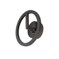 Q-ring, applique murale, sensor, 3000 k, ip54, noir