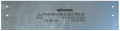 Plaque de Protection réseau électrique acier 25x100 elec
