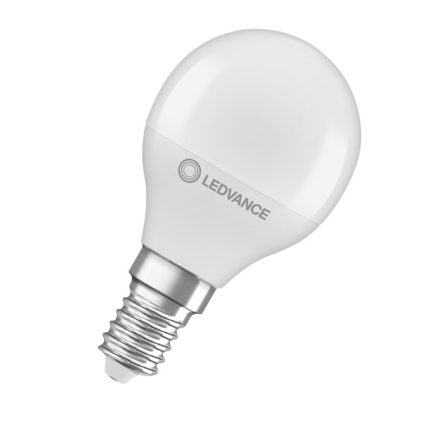 Led classic ledvance performance clp40 plastic 200° e14 4,9w 470lm ra80 2700k