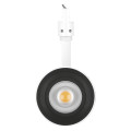 Track spot zoom d85 25w/4000k dim 97r blanc