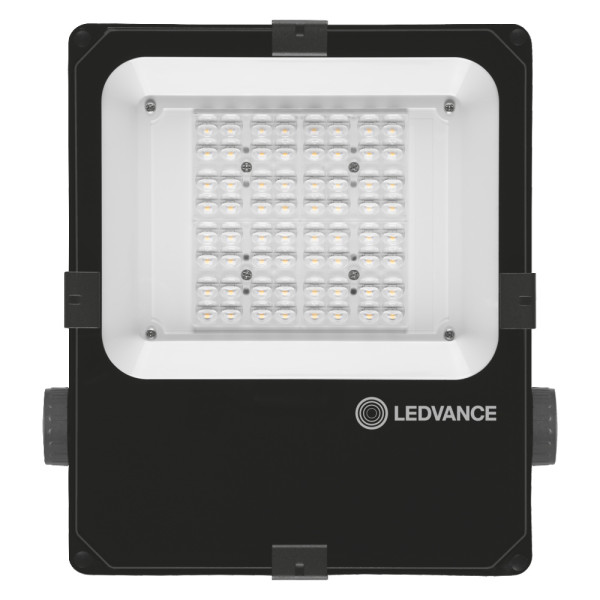 Ldv fl pfm asym 45x140 50w/3000k 5700lm ip66 noir projecteur ledvance