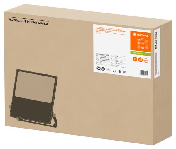 Ldv fl pfm sym 60 290w/4000k 40600lm ip66 noir projecteur ledvance