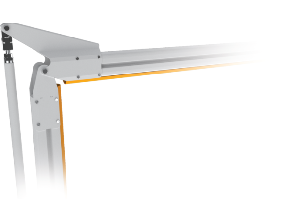 Fixation amovible pour lisse 90x35 ls4