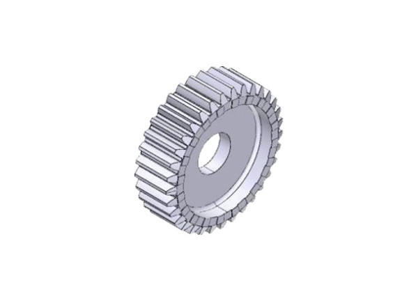 Plastic gear for gearbox gard