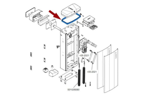 Couronne eclairage barrière gt8 - 2 pièces