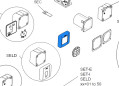 Couvercle extérieur sel digital - 2 pièces