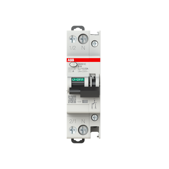 Scc-ih6r interface + contact auxiliaire (1 inv.) - montage à droite