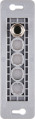 Mécanisme étroit long Noir 1PUSH LED éloigné (072-047G)