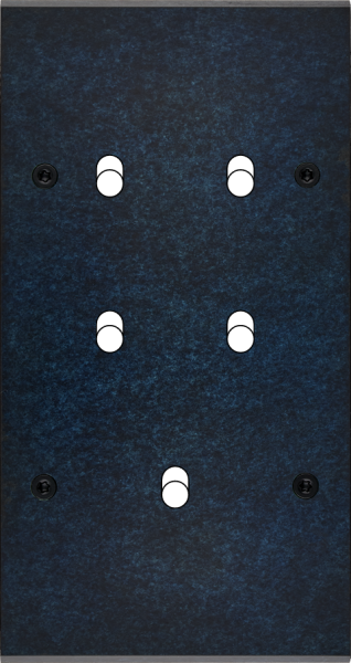 Façade fascination laiton ombre double verticale b5 à vis - Modelec - 157439