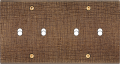Façade fascination laiton coslan double horizontale 2 basculeurs 2 basculeurs à vis