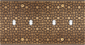 Façade fascination laiton atlas double horizontale 2 basculeurs 2 basculeurs à vis