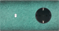Façade fascination laiton jade double horizontale 1 basculeur 1 prise schuko magnétique