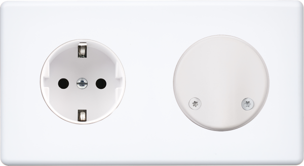 Façade hitera blanc soft touch  double horizontale pck sc