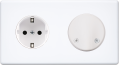 Façade hitera blanc soft touch  double horizontale pck sc