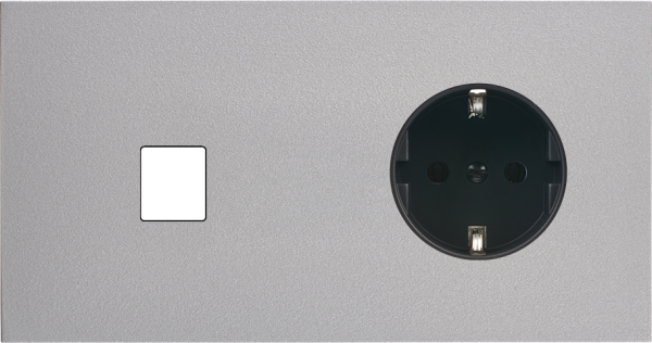 Façade désir acier mat double horizontale m1 pck