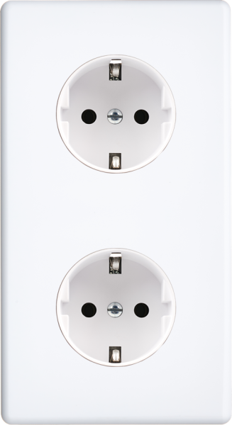 Façade hitera blanc soft touch  double verticale pck pck