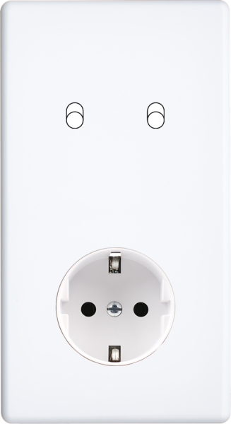 Façade hitera blanc soft touch  double verticale b2 pck