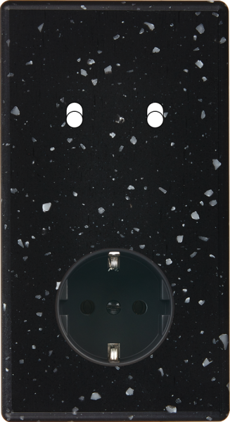 Façade hitera terrazzo noir double verticale b2 pck