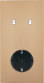 Façade désir doré mat double verticale b2 pck