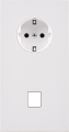 Façade désir blanc mat double verticale pck m1