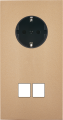 Façade désir doré mat double verticale pck m2