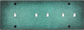 Façade fascination laiton jade triple horizontale 1 basculeur 2 basculeurs 2 basculeurs à vis