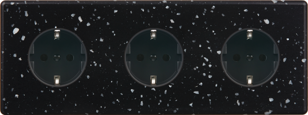 Façade hitera terrazzo noir triple horizontale pck pck pck