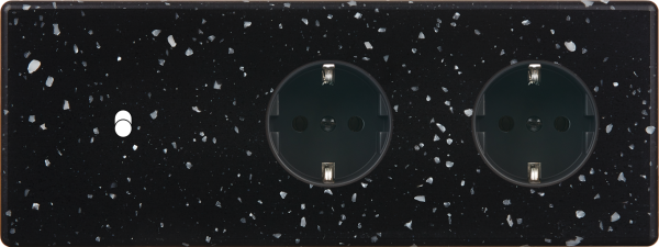 Façade hitera terrazzo noir triple horizontale b1 pck pck