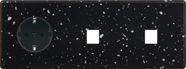 Façade hitera terrazzo noir triple horizontale pck m1 m1
