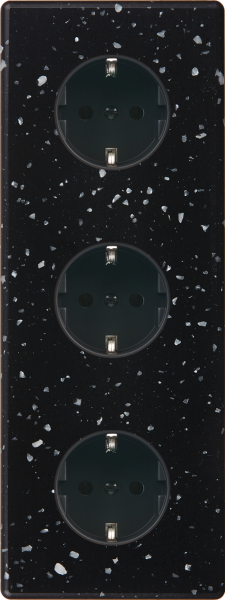 Façade hitera terrazzo noir triple verticale pck pck pck