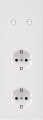 Façade désir blanc mat triple verticale b2 pck pck