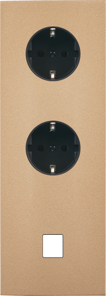 Façade désir doré mat triple verticale pck pck m1