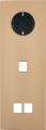 Façade désir doré mat triple verticale pck m1 m2