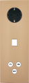 Façade désir doré mat triple verticale pck m1 c3