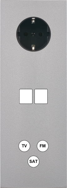 Façade désir alu mat triple verticale pck m2 c3