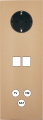 Façade désir doré mat triple verticale pck m2 c3