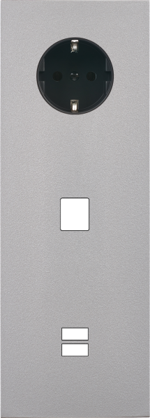 Façade désir alu mat triple verticale pck m1 u1