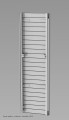 Artemia ec v face lisse, blanc ral 9216, 982 w, h 1871 mm / l 616 mm, racc 6690