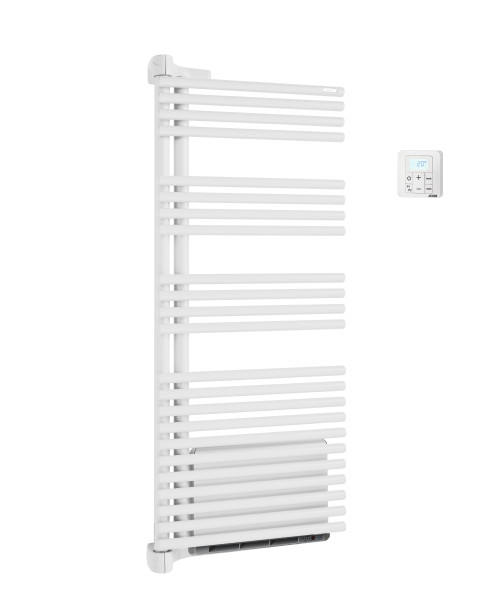 Cala twist air ec gauche, blanc ral 9016, 547w, h 1198 mm / l 496 mm