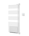 Cala twist air ec droite, blanc ral 9016, 547w, h 1198 mm / l 496 mm