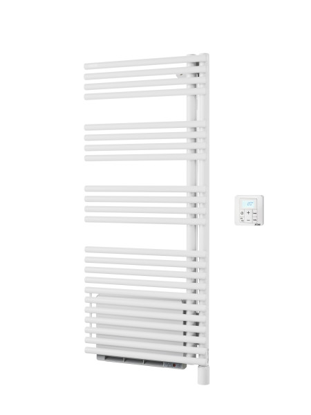 Cala twist air el droite, blanc ral 9016, 500w, h 1226 mm / l 496 mm