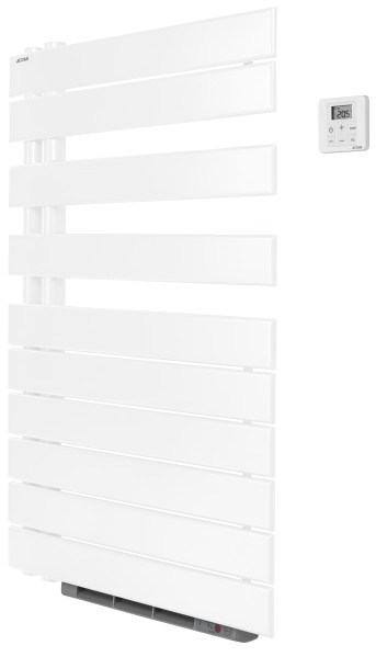 Sèche-serviette Acova Fassane SPA + AIR asymétrique à gauche - chauffage central - Blanc  - 429W